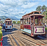 Cable Cars at Hyde Street Station